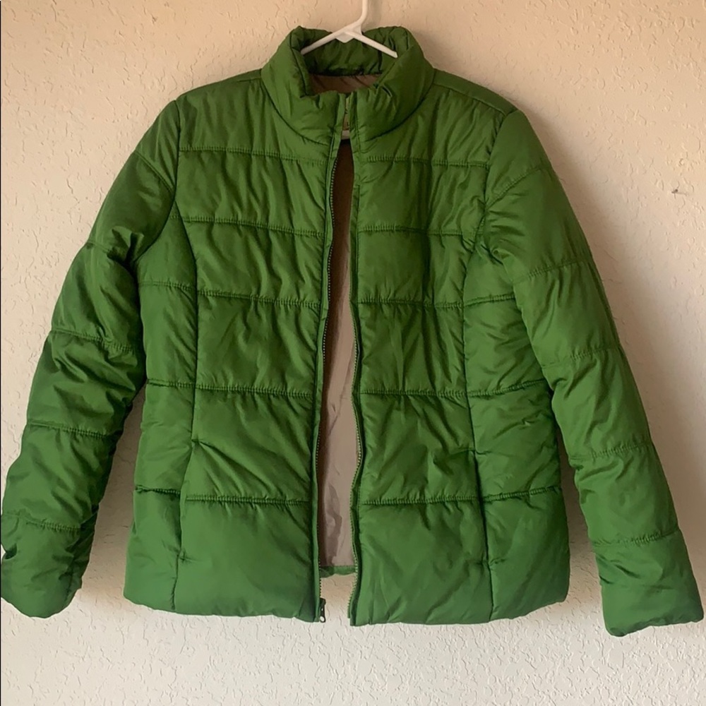 Old Navy Green Puff Jacket Large